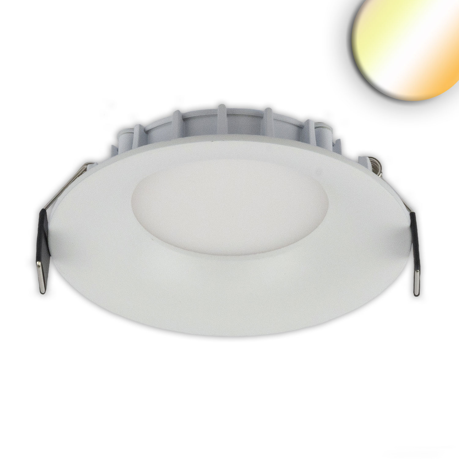 DL LED gam ultra-plat, 8W, colorswitch 2600/3100/4000K, dimmable