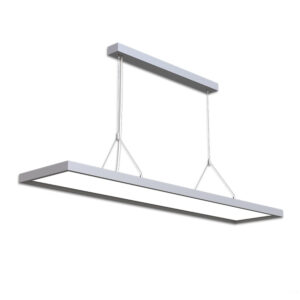 Pendentif LED Office Pro direct/indirect, 20+40W, argent, UGR<19, 4000K, dimmable 1-10V
