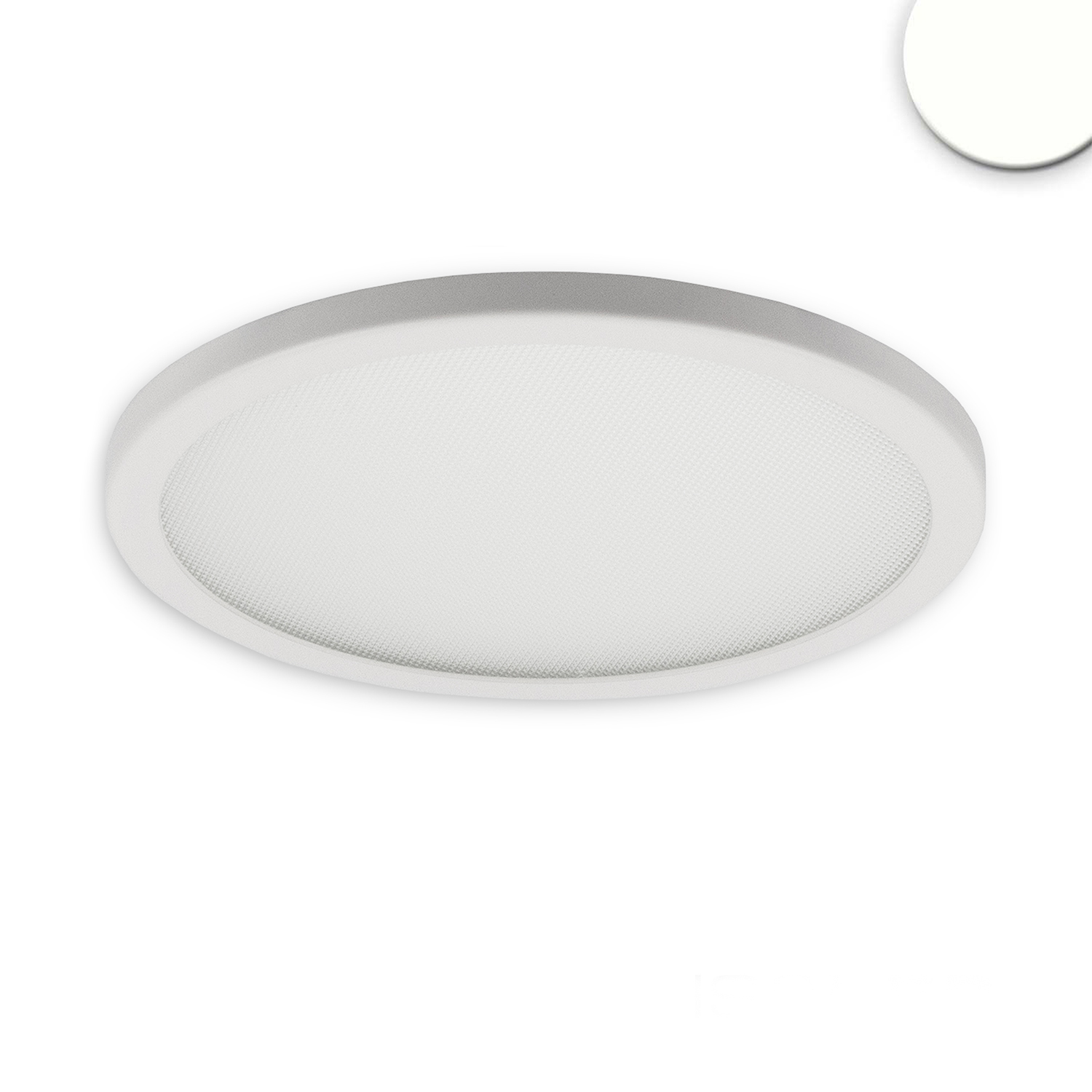 Downlight LED Flex 15W, prismatique, 120°, orifice 50-160mm, blanc neutre, dimmable
