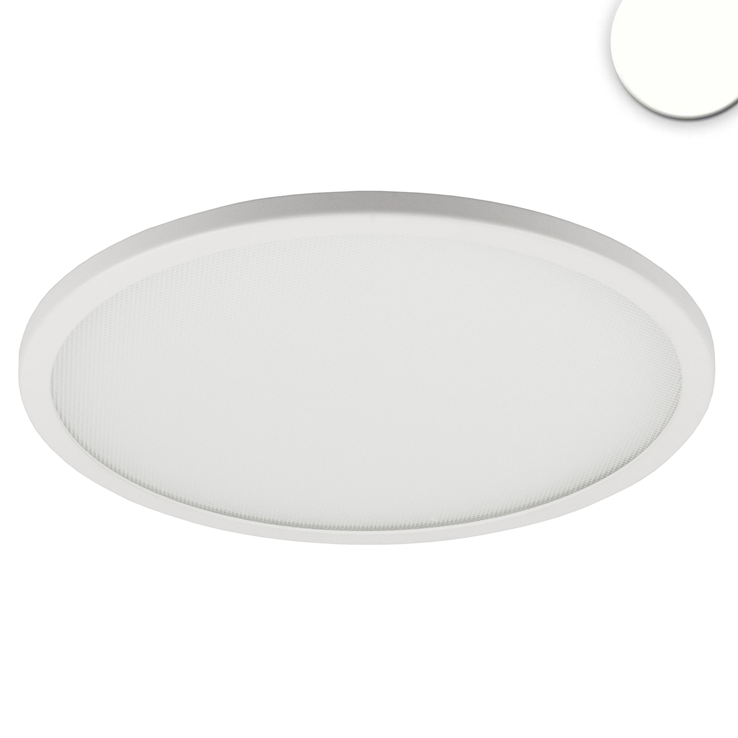Downlight LED Flex 23W, prismatique, 120°, orifice 50-210mm, blanc neutre, dimmable