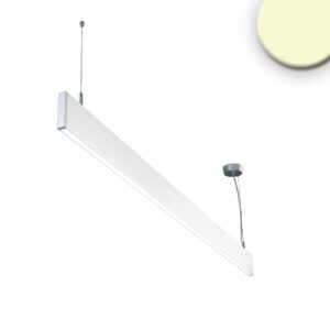 Suspension LED gamme Linéar, écl direct/indirect 600, 25W, linéaire connectable, blanc, blanc chaud