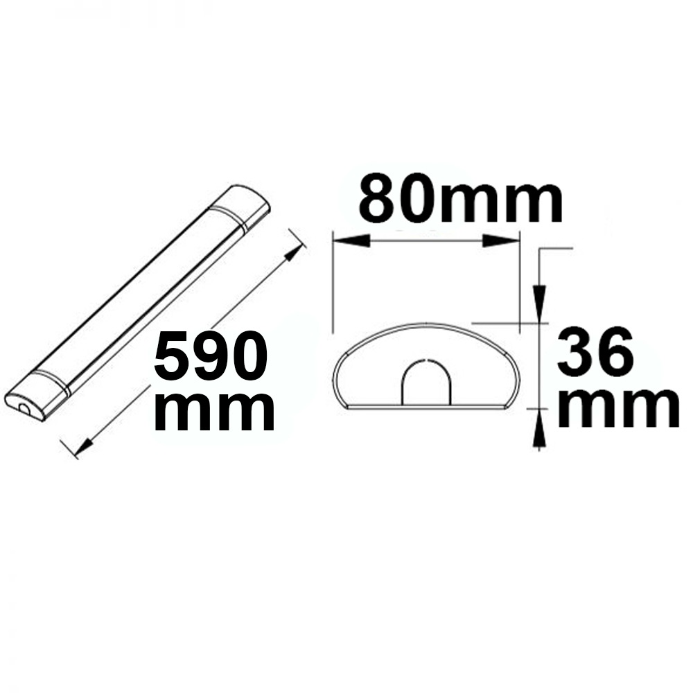 Luminaire LED monté en saillie 20 W, IP42, commutateur couleur 3'000|3'500|4'000K – Image 4