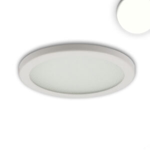 Downlight LED Flex 8W, prismatique, 120°, orifice 50-100mm blanc neutre, dimmable