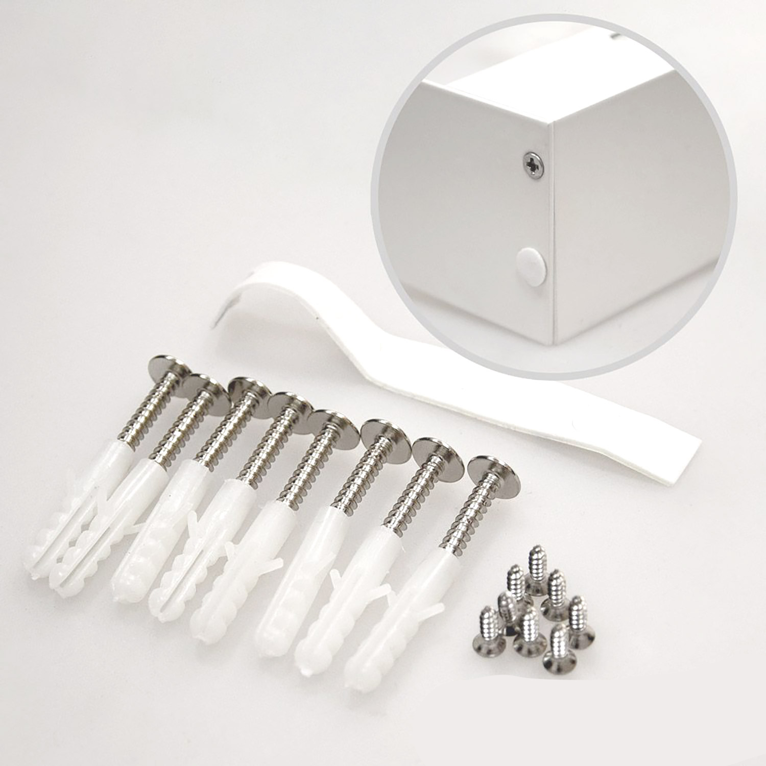 Cadre pour montage en surface blanc RAL 9016 pour panneau LED 625x625 – Image 2