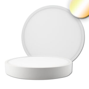 Plafonnier LED PRO blanc, 30W, rond, 300mm, ColorSwitch 2700|3000|4000K, dimmable