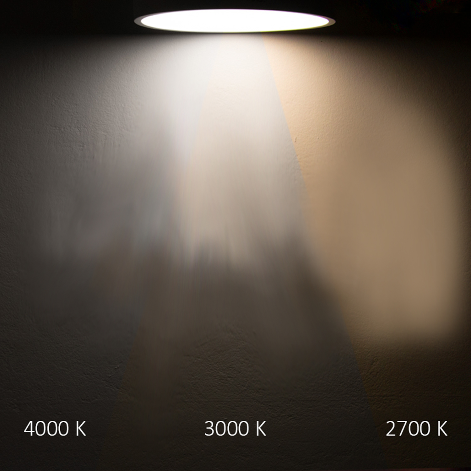 Plafonnier LED PRO blanc, 30W, rond, 300mm, ColorSwitch 2700|3000|4000K, dimmable – Image 3