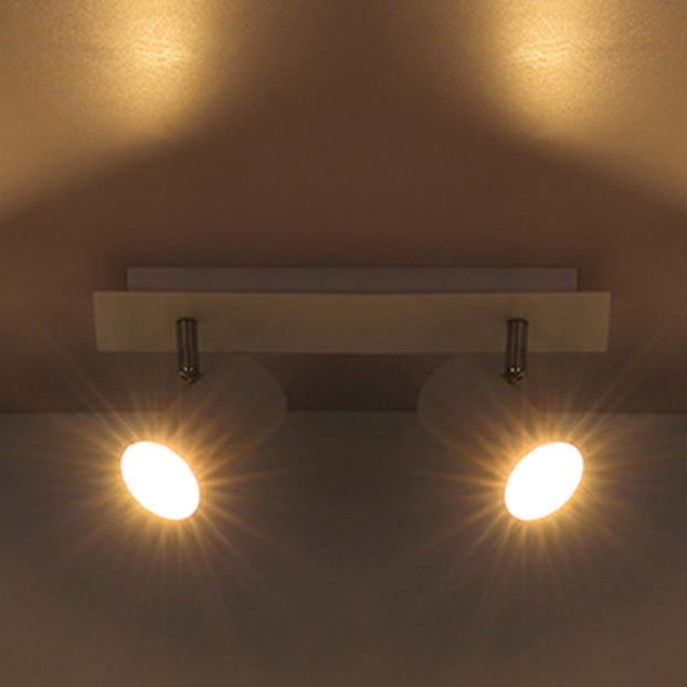 Spot de plafond nickel mat, 4xGU10 douille, sans éclairage – Image 3