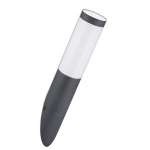 Applique anthracite, IP44, 1x douille E27, sans ampoule