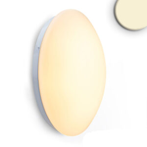 Plafonnier/applique LED 24W, blanc, IP54, blanc chaud