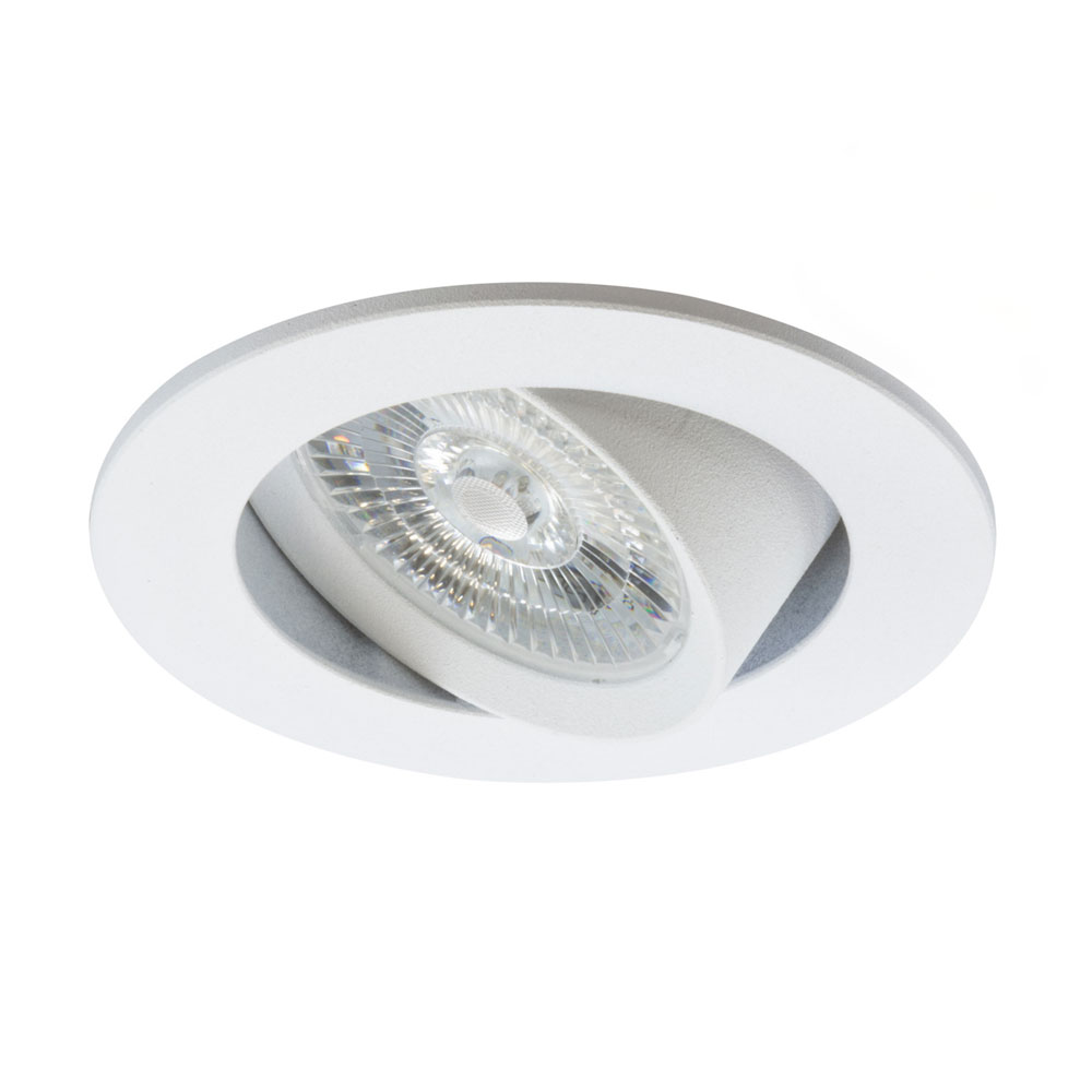 Luminaire encastré à LED Slim68, rond, 9W, dimmable, gris/noir/blanc – Image 3