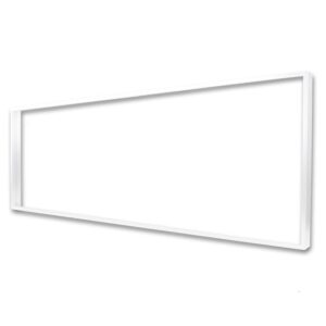 Cadre pour montage en surface blanc RAL 9016 pour panneau LED 300x1200