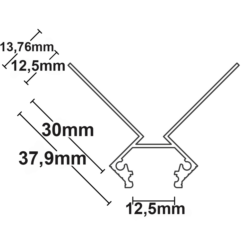 Profilé Finition Corner extérieur – Image 2