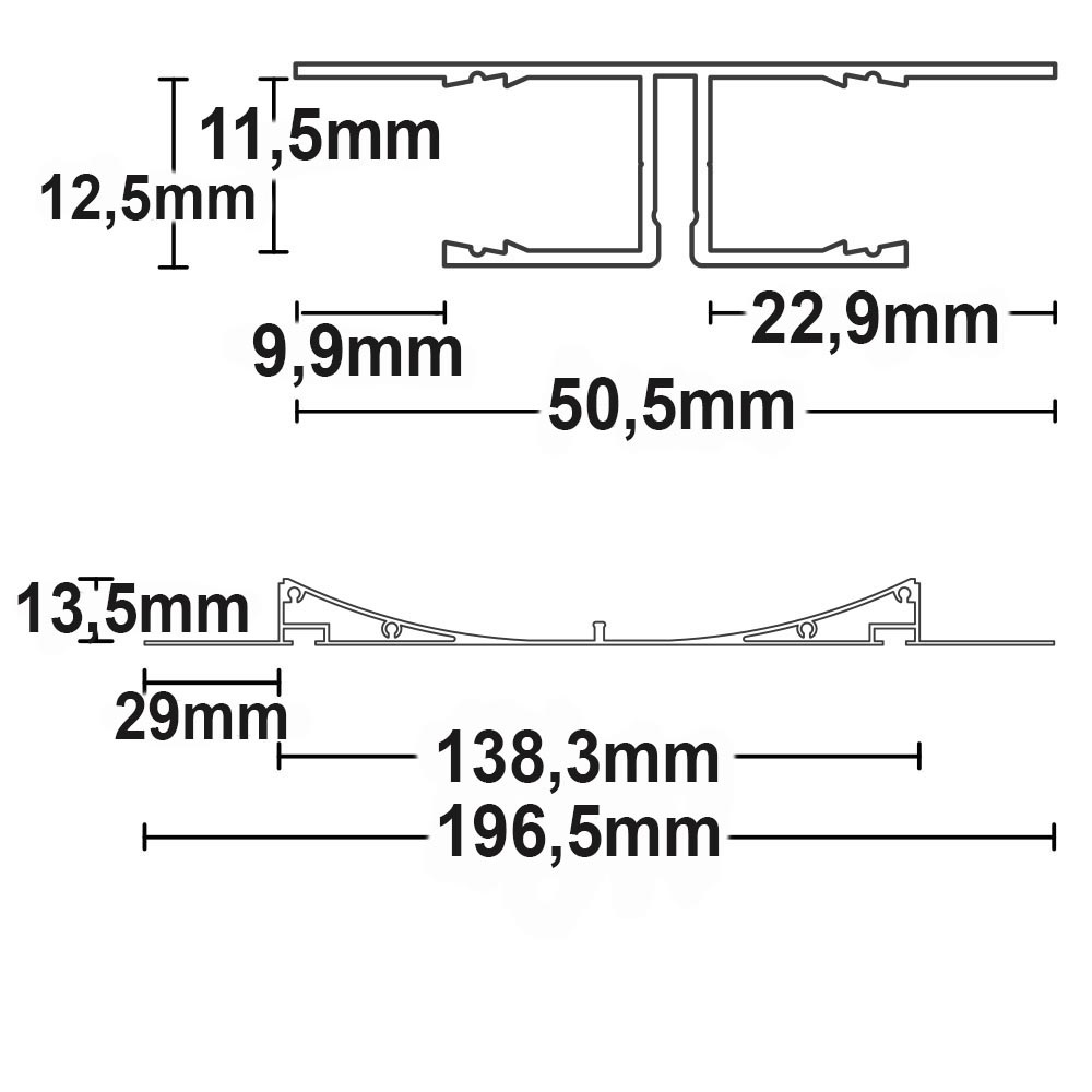 Profilé double courbe – Image 2