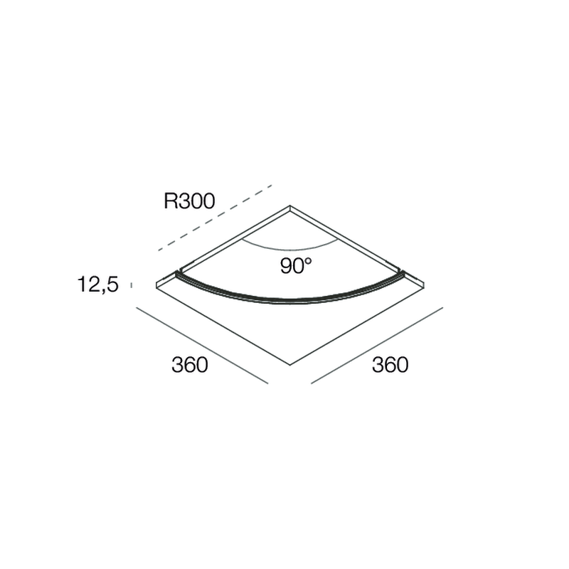 Domynos Lineare 90° 36cm 2700|3000|4000K – Image 2