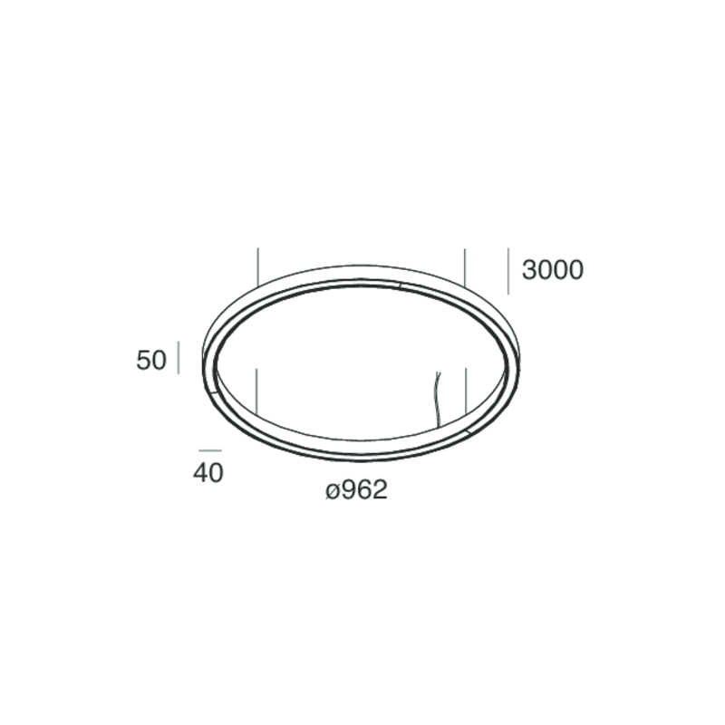 Halos B Direct + Indirect Small noir ou blanc, 3000|4000K – Image 2