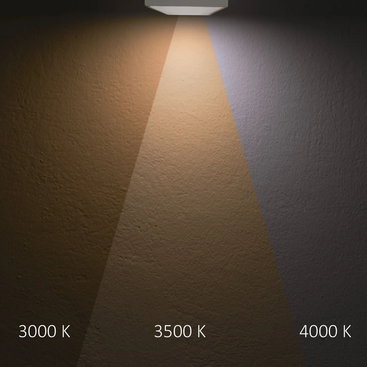 Luminaire linéaire prismatique sur rail triphasé 60cm, 32W, 3000|3500|4000K blanc – Image 2