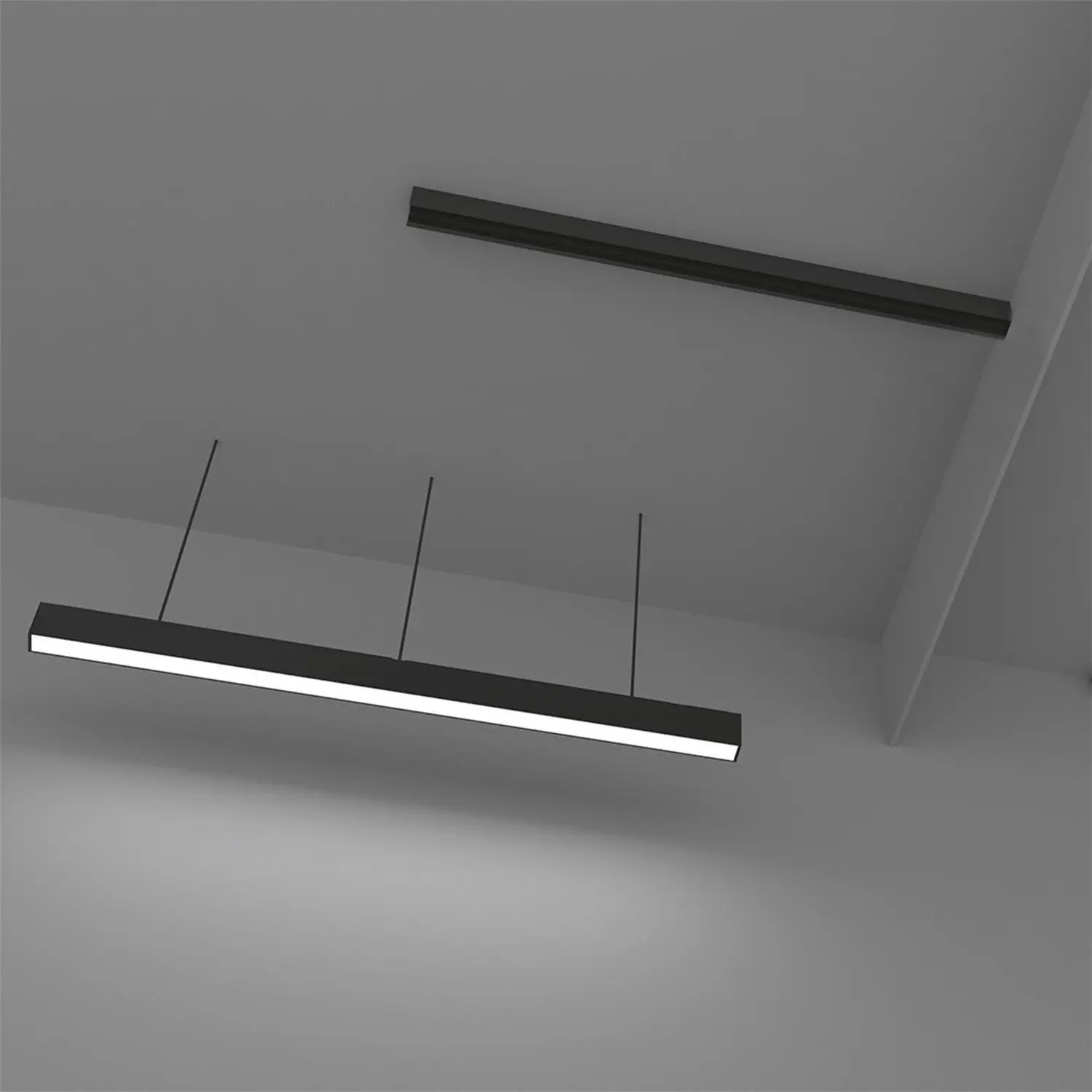 Luminaire linéaire Track48 30cm, 10W, 3000K, noir – Image 2