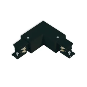 Connecteur triphasé S1 en L, noir