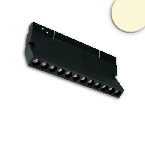 Projecteur raster Track48 22cm, 12W, 3000K, noir