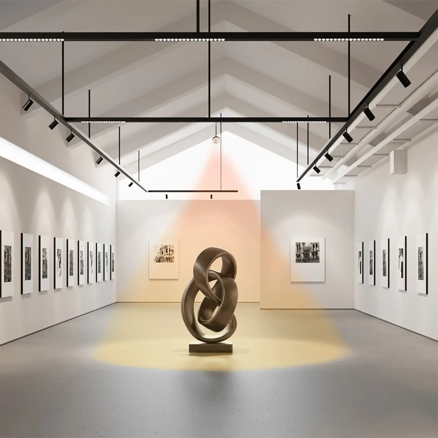 Luminaire Sunglow Track48, flexible, 5.5W, 3000K