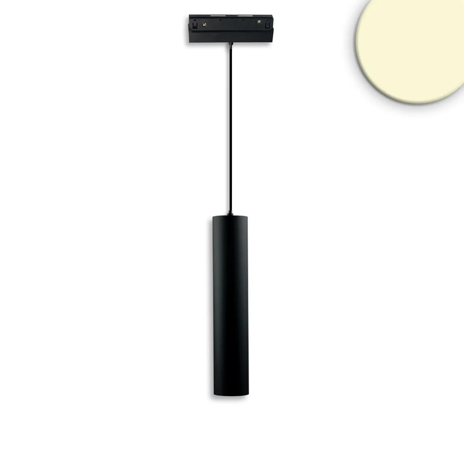 Luminaire suspendu Pipe Track48, 15W, 3000K, noir