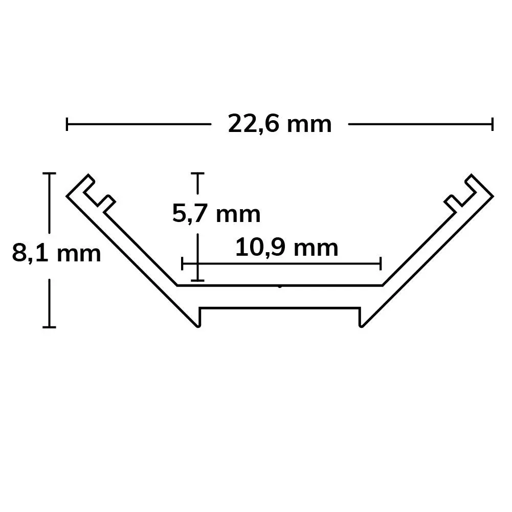 Profil d'angle LED CORNER10