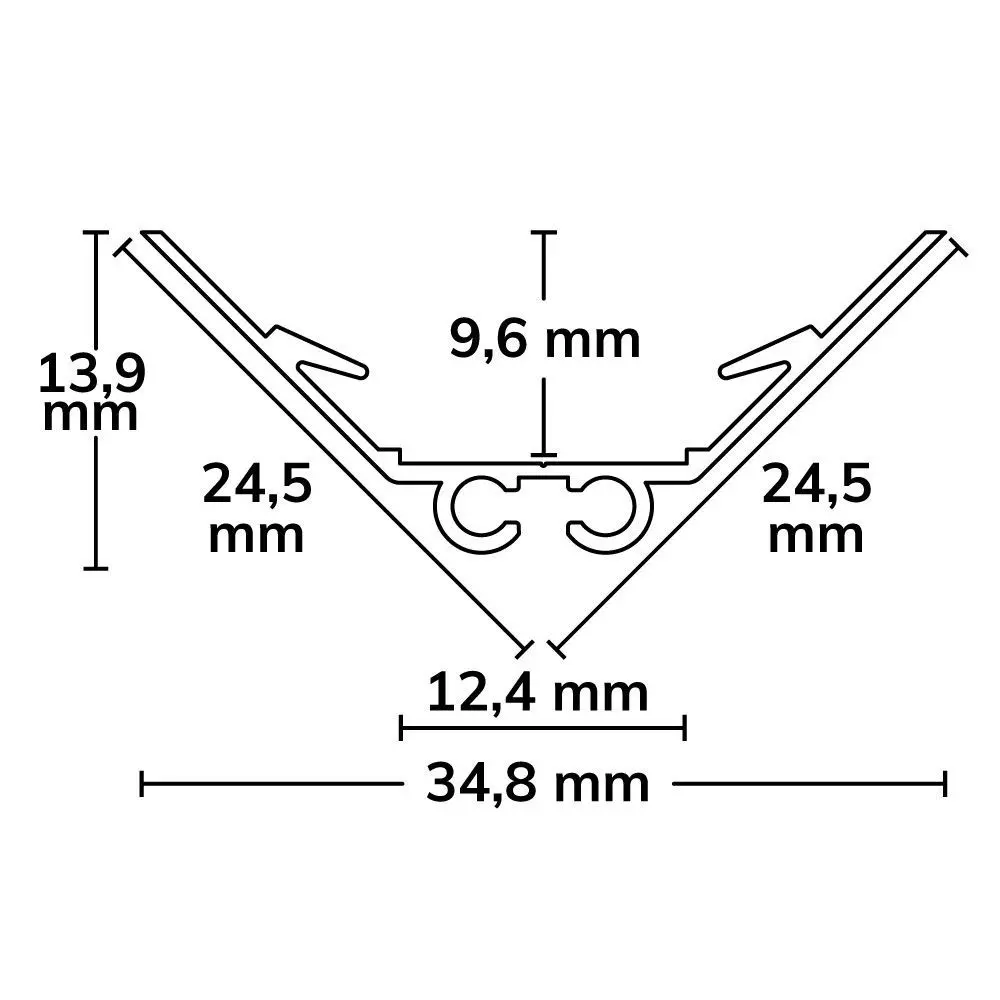 Profilé d'angle Corner 12 Borderless – Image 3