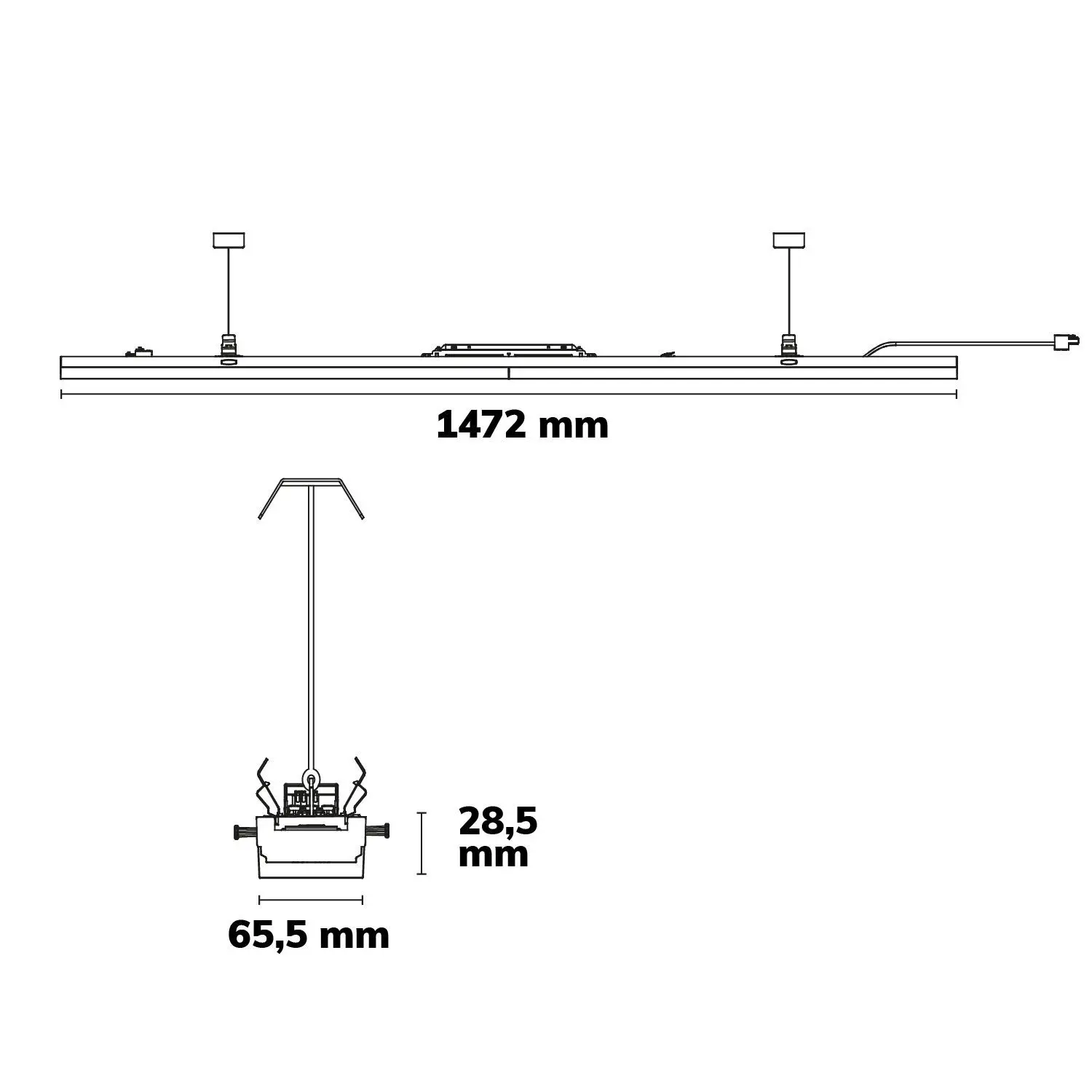 Module FastFix LED 1,5 m 30-75 W, 4000K – Image 4